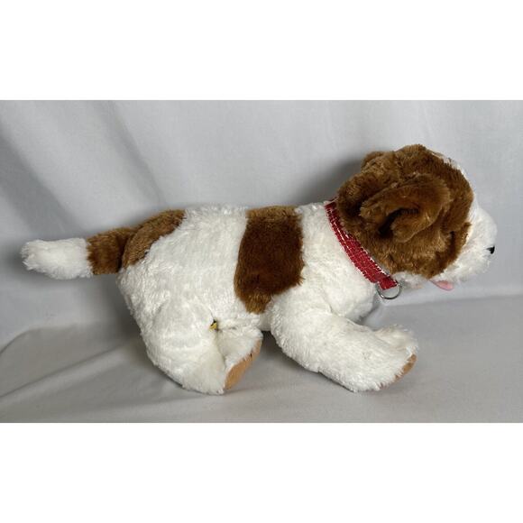 Build A Bear Mini Plush TERRIER Dog RED BANDANA Kennel Pals 2010 - Picture 3 of 8